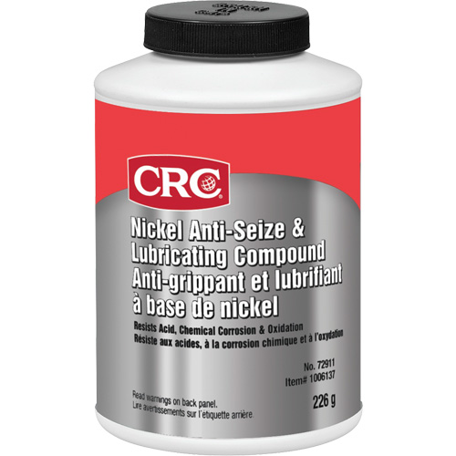 Compos&eacute; lubrifiant antigrippage au nickel, 226 g, 425°F (218°C) temp&eacute;rature efficace max. Distribution Jean Lapalme