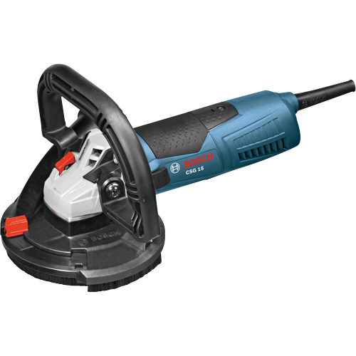 Concrete Surfacing Grinder with Dust-Collecting Shroud Distribution Jean Lapalme