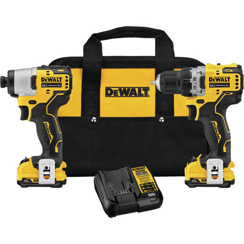 Xtreme Brushless Drill & Impact Driver Kit, Lithium-Ion, 12 V Distribution Jean Lapalme