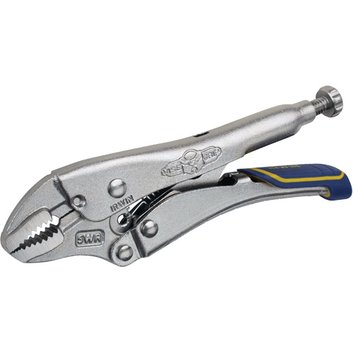 Fast Release Locking Pliers with Wire Cutter, 5" Length, Curved Jaw Distribution Jean Lapalme