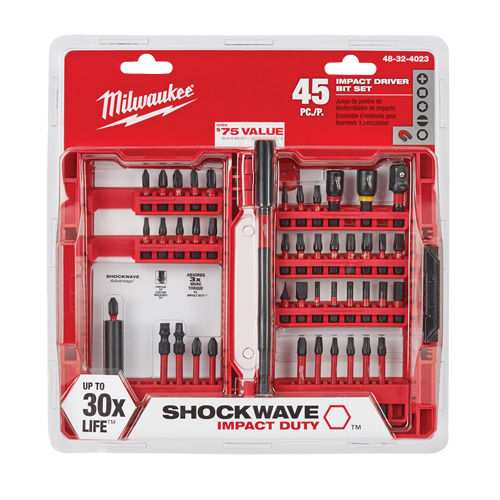 Jeu d'embouts pour cl&eacute; &agrave; chocs Shockwave Distribution Jean Lapalme