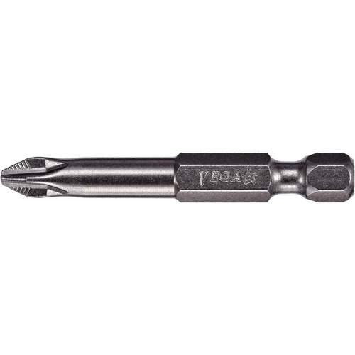 Embout pour outil &eacute;lectrique ACR, Phillips, Embout #2, Prise 1/4", Longueur 3-1/2" Distribution Jean Lapalme