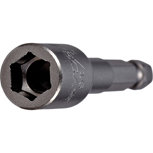 Tourne-&eacute;crou, Embout 1/4", Prise 1/4", 2-9/16" lo, Non magn&eacute;tique Distribution Jean Lapalme