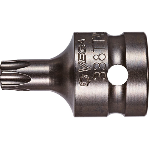 Embout &agrave; ins&eacute;rer, Torx inviolable, 30 x 1-1/2" lo, Prise 1/2" Distribution Jean Lapalme