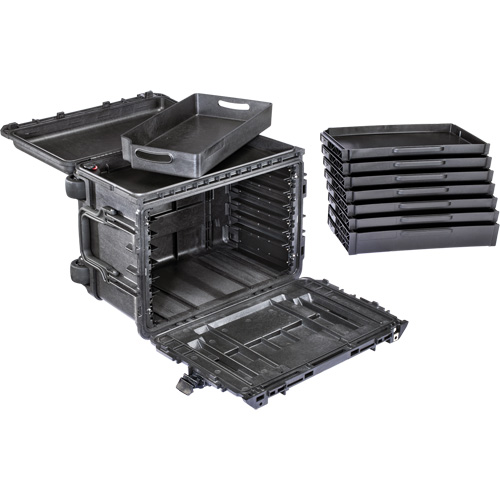 Armoire &agrave; outils mobile Gen 2, 24" la, 6 tiroirs, Noir Distribution Jean Lapalme