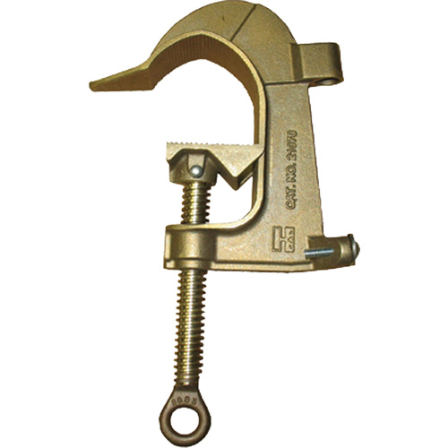 Pince de mise &agrave; la terre &agrave; t&ecirc;te en C en bronze, Capacit&eacute; de 2-7/8" (73 mm) Distribution Jean Lapalme