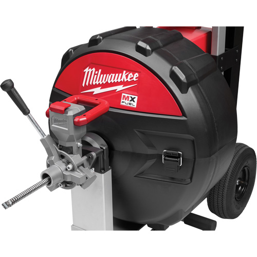 Machine &agrave; tambour d&eacute;gout MX Fuel avec PowerTredz, &eacute;lectrique, 5/8" x 100' et 3/4" x 100' Distribution Jean Lapalme