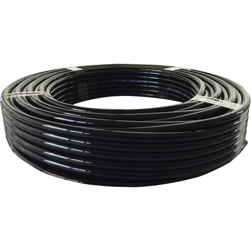 Longlife Pneumatic Tubing, Air, 4 mm/0.15625" OD x 100' L, Nylon/Polyurethane, Black, 353 PSI at 20°C Distribution Jean Lapalme