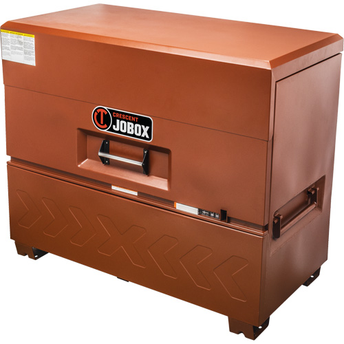 Coffre de style piano avec panneau frontal ouvrant Site-Vault, 74" la x 31" p x 51" h, Orange Distribution Jean Lapalme