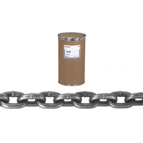 Chaîne came en alliage, Syst&egrave;me 8, Acier alli&eacute;, 1-1/4" x 60' (18,3 m) l, Calibre 80, Charge d'utilisation 72300 lb (36,15 tonnes) Distribution Jean Lapalme