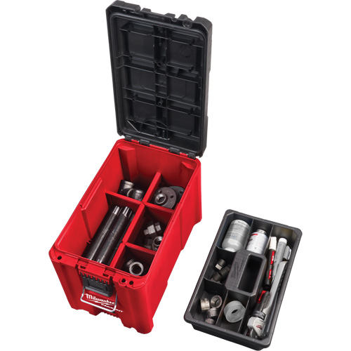 Coffre &agrave; outils compact Packout, 10" x 16-1/5" x 13", Noir/Rouge Distribution Jean Lapalme