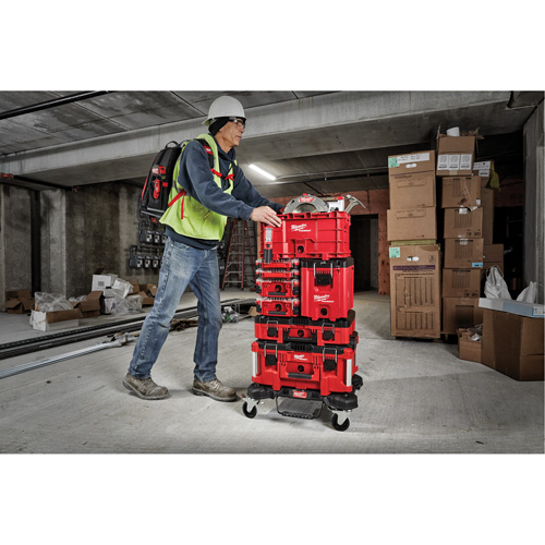 Coffre &agrave; outils compact Packout, 10" x 16-1/5" x 13", Noir/Rouge Distribution Jean Lapalme