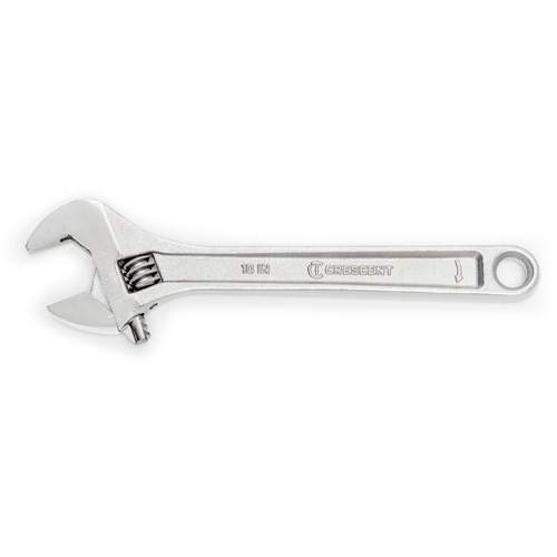 Adjustable Wrench, 12" L, 1-1/2" Max Width, Chrome Distribution Jean Lapalme