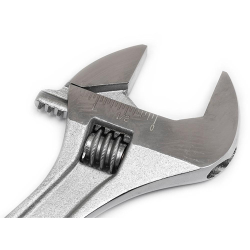 Cl&eacute; &agrave; molette — en boîte, 10" lo, la max. 1-5/16"/34 mm, Chrome Distribution Jean Lapalme