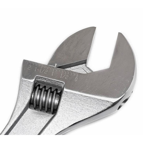 Adjustable Wrench, 18" L, 2-1/16" Max Width, Chrome Distribution Jean Lapalme