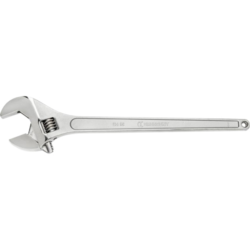 Adjustable Wrench, 24" L, 2-7/16" Max Width, Chrome Distribution Jean Lapalme
