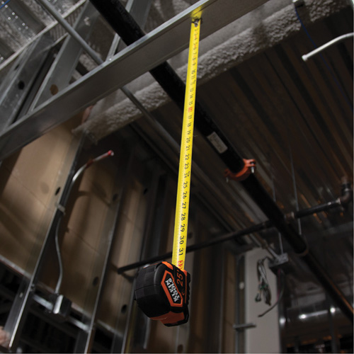 Magnetic Double-Hook Tape Measure, 25', Imperial Graduations Distribution Jean Lapalme