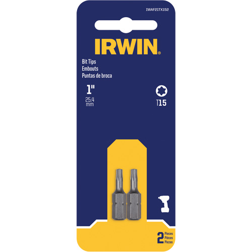 Embouts de tournevis &agrave; ins&eacute;rer, Torx, T-15, Prise 1/4" Distribution Jean Lapalme