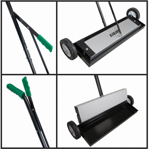 Magnetic Push Sweeper, 24" W Distribution Jean Lapalme