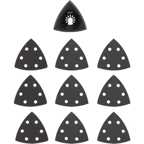 Ensemble pour patin de ponçage triangulaire 3-1/2" Open-Lok Distribution Jean Lapalme