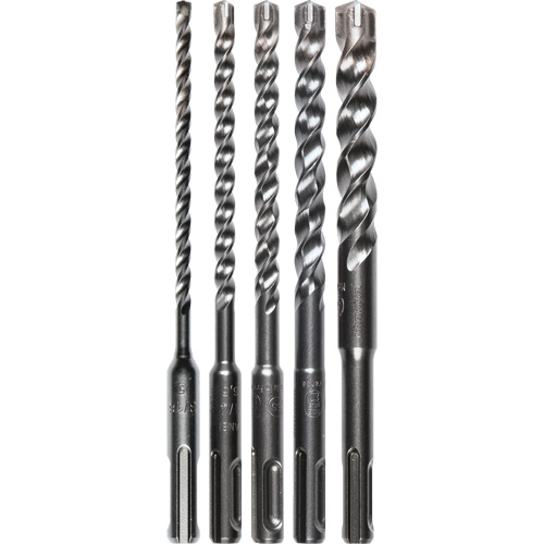 SDS-Plus 3-Cutter Bit Set, 5 Pieces, Carbide Distribution Jean Lapalme
