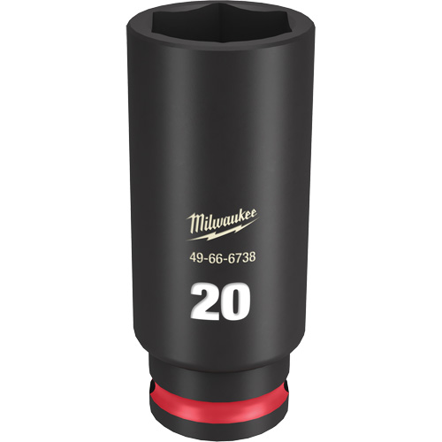 Shockwave Impact Duty Socket, Impact, 2 mm, 3/8" Drive, 6 Points, Deep Distribution Jean Lapalme