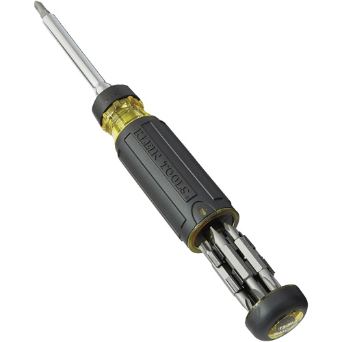 15-in-1 Multi-Bit Ratcheting Screwdriver, 8-3/4" L, Cushion Grip Handle Distribution Jean Lapalme