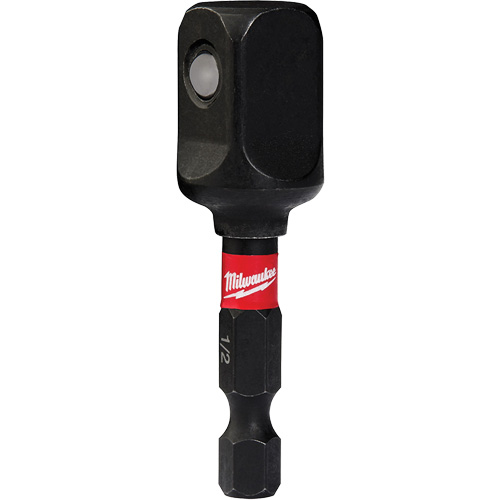 Shockwave Impact Socket Adapters, 1/4" Drive Size, 1/2" Male Size, Ball, 2" L Distribution Jean Lapalme