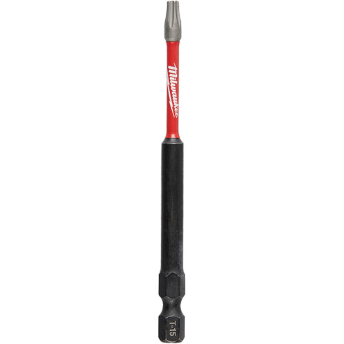 Embout de tournevis Shockwave Impact Duty, Torx, Embout T-15, Prise 1/4", Longueur 3-1/2" Distribution Jean Lapalme