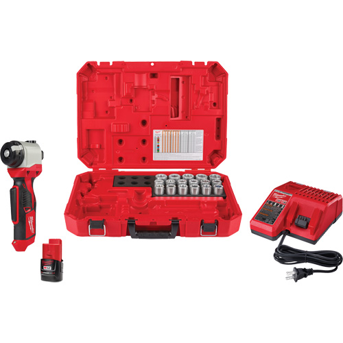 Trousse de pince &agrave; d&eacute;nuder M12 avec 17 bagues en cuivre THHN/XHHW Distribution Jean Lapalme
