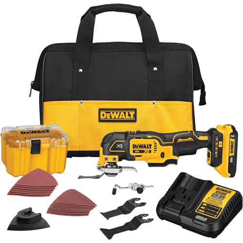 XR&reg; Brushless Cordless 3-Speed Oscillating Multi-Tool Kit, 20 V, Lithium-Ion Distribution Jean Lapalme