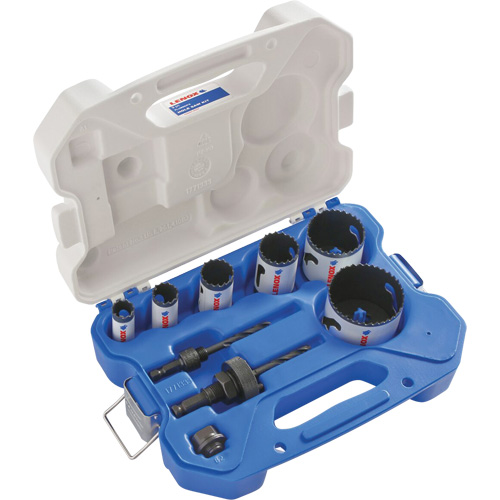 Plumber Bi-Metal Hole Saw Set, 9 Pieces Distribution Jean Lapalme