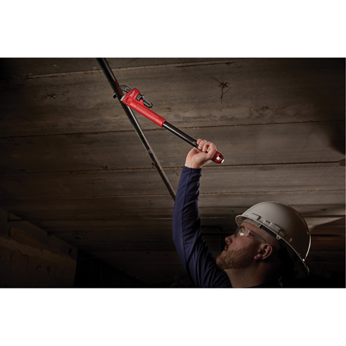 Cl&eacute; &agrave; tuyau adaptable Cheater, Cap des m&acirc;choires 2-1/2", Longueur 18"/24"/10", Fini Rev&ecirc;tement en poudre, Prise Ergonomique Distribution Jean Lapalme