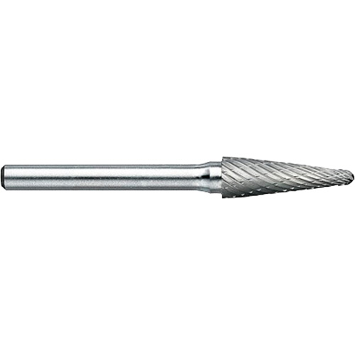 DRILLCO Magnum Double Cut Solid Carbide Burr, SL-3, 3/8" Dia., 1/4" Shank, 1-1/16" Depth of Cut Distribution Jean Lapalme