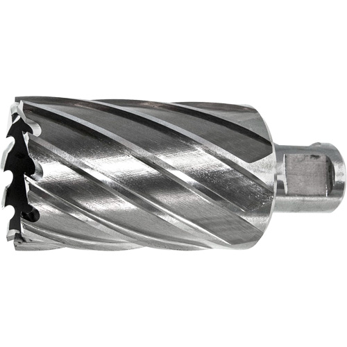 DRILLCO Annular Cutter, 7/16" Diameter, High Speed Steel, 1" Depth of Cut, 3/4" Shank Distribution Jean Lapalme