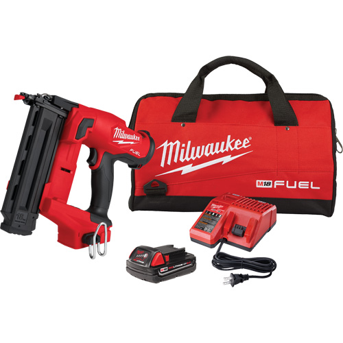 M18 Fuel 18 Gauge Brad Nailer Kit, 18 V, Lithium-Ion Distribution Jean Lapalme