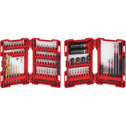 Shockwave Impact Drill & Drive Set, 27 Pcs., Hex/Nutsetter/Phillips/Slotted/Square/Torx&reg; Distribution Jean Lapalme