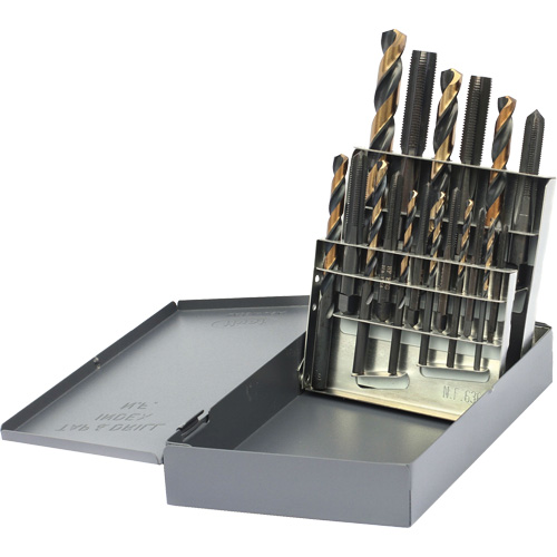 DRILLCO Tap & Drill Set, 18 Pieces Distribution Jean Lapalme