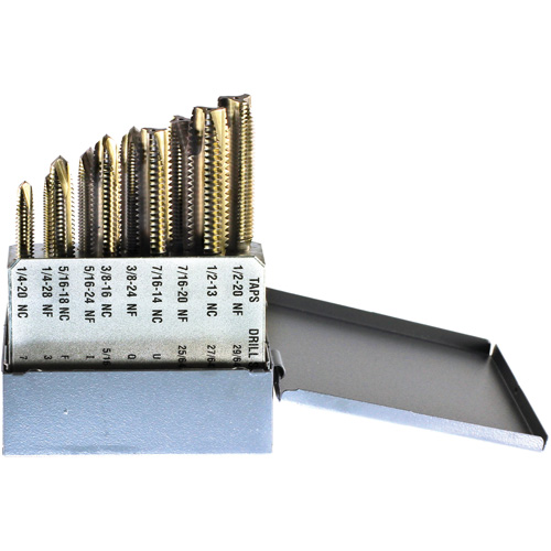 Jeu de tarauds DRILLCO, 10 morcea Distribution Jean Lapalme