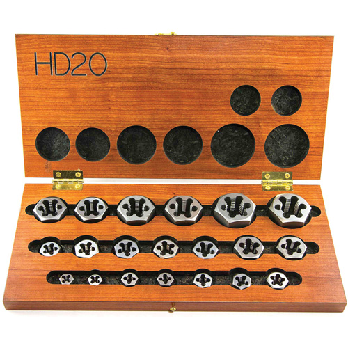 Jeu de fili&egrave;res hexagonales &agrave; fileter DRILLCO, 20 Morcea Distribution Jean Lapalme