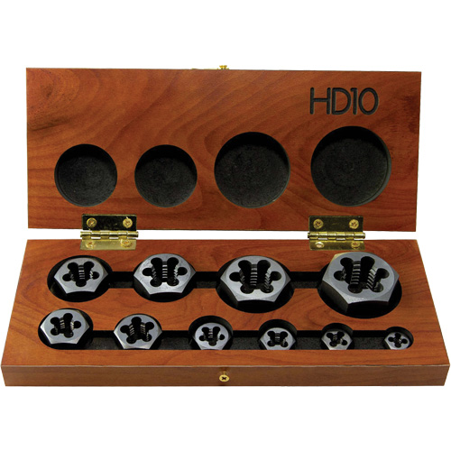DRILLCO Hex Threading Die Set, 10 Pieces Distribution Jean Lapalme