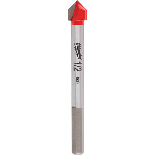 Jeu de forets pour verre et carreaux, 4 morceaux, Carbure Distribution Jean Lapalme