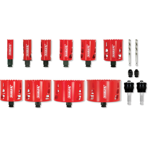 Electrician's Bi-Metal Hole Saw Set, 16 Pieces Distribution Jean Lapalme