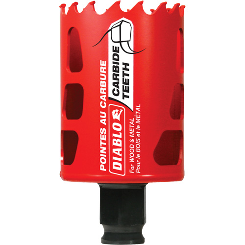 Wood & Metal Hole Saw, 1-7/8", 2-3/8" Depth of Cut, Carbide Distribution Jean Lapalme