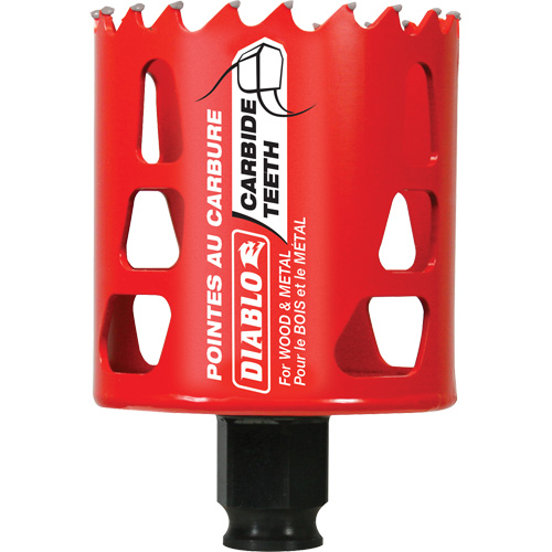 Wood & Metal Hole Saw, 2-3/8", 2-3/8" Depth of Cut, Carbide Distribution Jean Lapalme