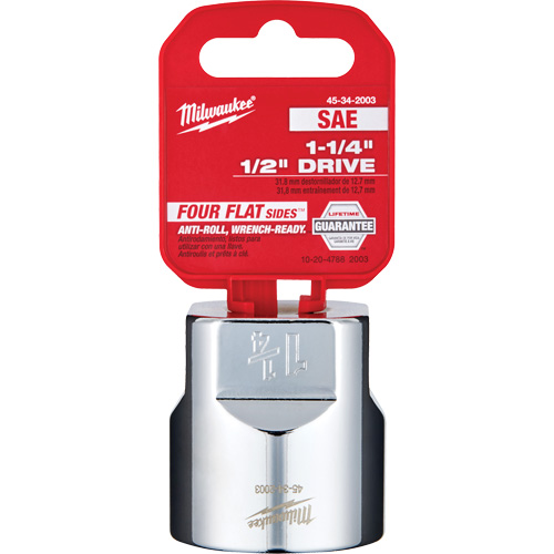 Prise SAE avec c&ocirc;t&eacute;s Four Flats, 1-1/4", Prise 1/2", 6 pans Distribution Jean Lapalme