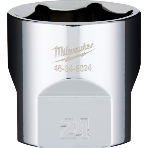 Metric Socket with Four Flat Sides, 24 mm, 3/8" Drive, 6 Points Distribution Jean Lapalme