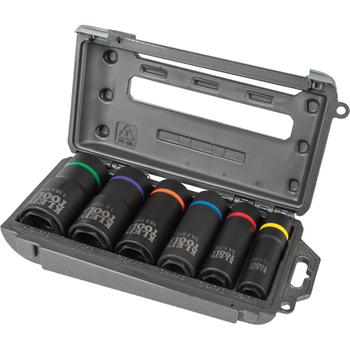 2-in-1 6-Piece Socket Set, 6 Pcs, Impact, Deep Distribution Jean Lapalme