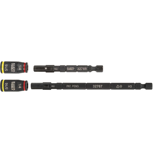 3-in-1 Impact Flip Socket Set, Hex, 1/4" Drive, 3 Pcs Distribution Jean Lapalme