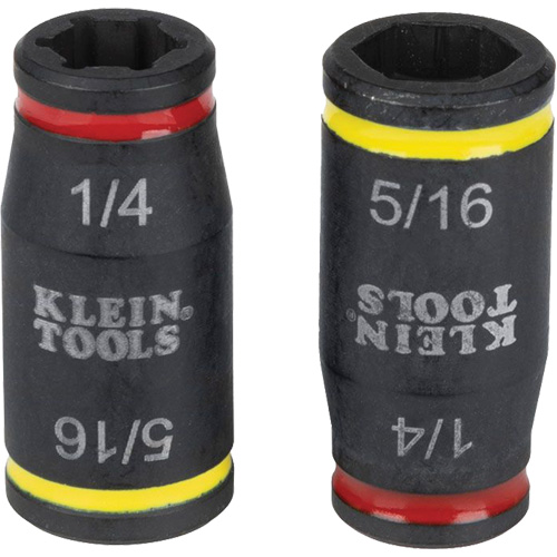 3-in-1 Impact Flip Socket Set, Hex, 1/4" Drive, 3 Pcs Distribution Jean Lapalme